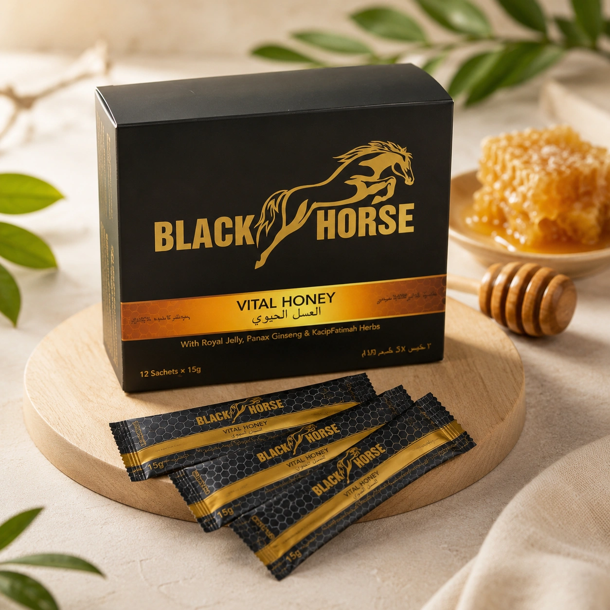 Black Horse Vital Honey 24 Sachets in UAE